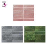 [Baosity] 10x Backsplash Tiles ,9 x11.4inch Wall Tiles,3D Thick Self Sticky,Peel and Stick
