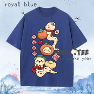 🔥👕 2025 tshirt imlek kaos cny OLLATEE LUCKY SNAKE YEAR kaos imlek anak kaos imlek keluarga kaos katu