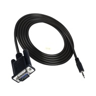 BT Flexible DB9 9Pin Male to 3 5Mm Male Plugs Serials Cable 9Pin RS232 DB9 to Auxiliary 3 5Mm Serial