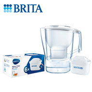 BRITA Aluna Cool 2.4L 濾水壺(內附1濾芯) + Maxtra + 濾芯 (6件裝) [原廠行貨]