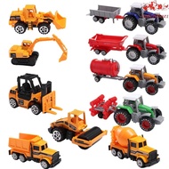 VALENTINE1 Tractor Toy Educational Toy Tractor Construction Excavator Bulldozer Models Boy Toy Alloy