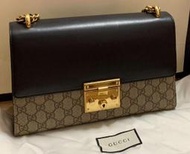 【全國二手傢具】*自售*GUCCI Padlock系列大号GG肩背包/斜背包/側背包/名牌背包/手提包/女包精品