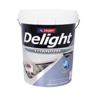 สีน้ำทาฝ้า BEGER DELIGHT TITANIUM I-4444 สีเทา ด้าน 5 แกลลอน (1119435)