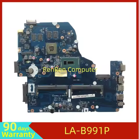 A5WAH LA-B991P For Acer Aspire E5-571G V3-572G E5-571 Laptop Motherboard With i5-5200U CPU GT840M 2G