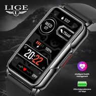 LIGE New Smart Watch Men Blood Pressure Measurement Messages Reminder Waterproof Sports Ladies Health Smartwatch For Android Ios