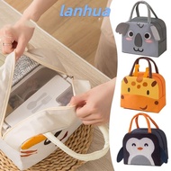 LANHUA Cartoon Stereoscopic Lunch Bag,  Cloth Thermal Bag Insulated Lunch Box Bags, Portable Lunch Box Accessories Thermal Tote Food Small Cooler Bag