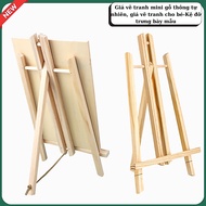 [IMPORTED PRODUCTS] Natural pine wood mini painting easel, painting easel for children - Sample disp