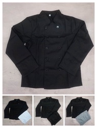 Chef Uniform All Black Unisex