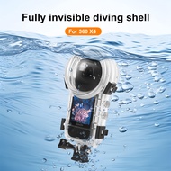 Dive Case for Insta360 X4 Waterproof Housing Cover For Insta360 X4 Complete Invisible Diving Case Un