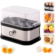 Smart Egg Cooker with Auto Shut, 2025 New Rapid Eggs Cooker Electric 6 Egg Capacity, Hard Boiled, Me