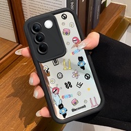 HP VIVO V27 5G VIVO V27 Pro 5G S16 Pro 5G VIVO V27E 5G S16E 5G T2 4G Case Flower and Star Pattern Ph