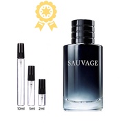 น้ำหอมแท้💯จัดส่งรวดเร็ว Sauvage EDT 2ml/5ml/10ml น้ำหอมผู้หญิง มินิทดลอง ขนาดพกพา กลิ่นติดทนนาน