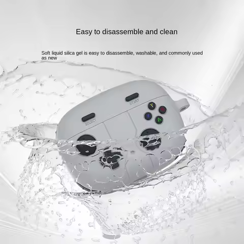 3D Earphone Case Cartoon Style Silicone Earphone Protective Cover Dustproof Game Console Styling for