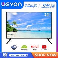 WEYON ทีวี 32 นิ้ว สมาร์ททีวี FULL HD ready ทีวีดิจิตอล 32 นิ้วเชื่อมต่อโดยตรงกับกล่องรับสัญญาณ Android ดู YouTube smart tv