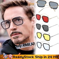 Promotion Sunglasses Avengers Tony Stark Flight Style Men's Sunglasses Men's Square Brand Design Sun