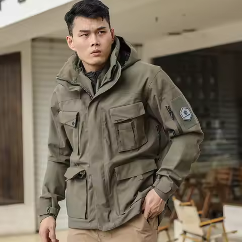 Emersongear Blue Label “Dimorphic Egret” Function Wind Coat Waterproof Jacket Ergonomics Multi Pocke