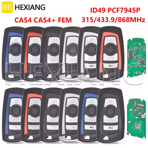 HE ID49 PCF7945P 315/433.9/868MHz Support CAS4 CAS4+ EWS5 FEM BDC F Chassis Car Remote Key For BMW 1
