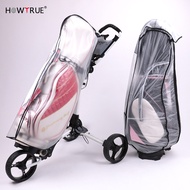1pcs Golf Bag Rain Cover Waterproof PVC Golf Bag Rain Protection Cover with Hood for Golf Push Carts