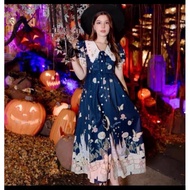 BLT Brand Sz.Xs Used Blue Long Dress It's Very Beautiful To Wear.