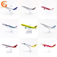 Airbus 320 Alloy Aircraft Model Malaysia Korea Vietnam Thailand Airlines Air Asia A320 Die Cast Meta