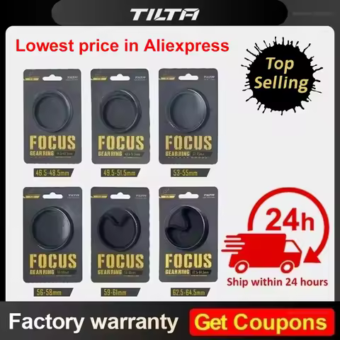 Tilta Tiltaing Seamless Focus Gear Ring 360 Rotation Silent Follow Focus Ring For SLR DSLR Camera Ac