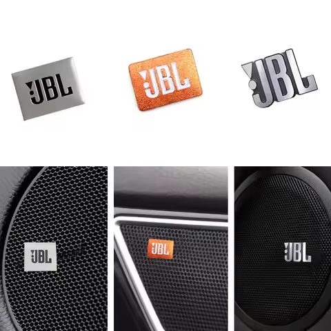 5/10pcs JBL metal 3D General Motors modified high-end speakers, speakers, badge decorative stickers,