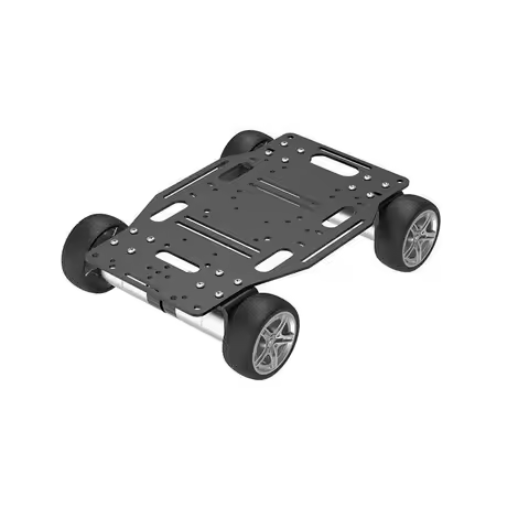 5KG Load 4WD Electric Car Coding Motor Intelligent Car Four-Wheel Drive Wheel Encoder Metal Car Chas