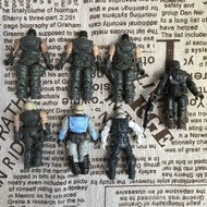 New Genuine Bulk Goods Gears of War Gears of War Building Block Man Action Figure Decoration Model Q