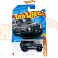 HOTWHEELS LAND ROVER DEFENDER 90 BLACK SILVER