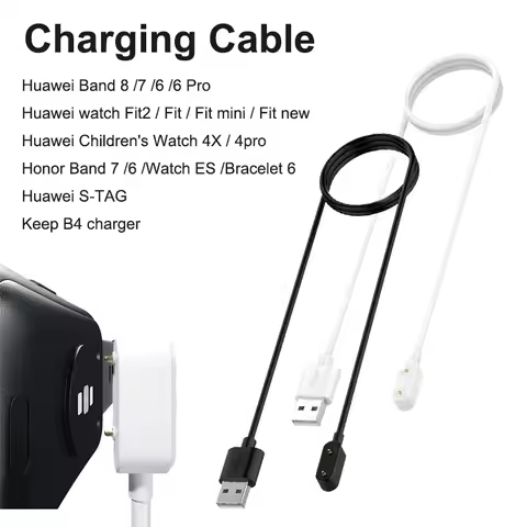 Charging for Huawei Watch Fit 3 2 Smart Watch Cable Charger for Huawei Band 9 8/7/6/6pro Children Wa