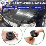 30mm One-Click Racing Hood Lock Direct Bolt-On Mini Bonnet Catch Reinforcement Buckle Car Exterior S