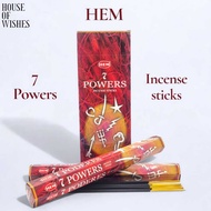 HEM - 7 Powers Incense Sticks (20 Sticks Per Box)