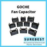 Surebest6176 - GOCHE Aircond Fan Capacitor 4 Pin 1.0uf 1.5uf 1.8uf 2.0uf 2.5uf 3.0uf 3.5uf 4.0uf 5.0