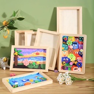 Embossed picture frames, handmade clay picture frames in many sizes