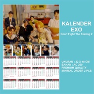 2026 CALENDAR - EXO DON'T FIGHT THE FEELING - KPOP CALENDAR