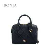 Bonia Black Rois Satchel Bag | Beg satchel