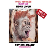 Wall Decoration VINTAGE Wall Decoration Monkey Wood Painting Living Room CAFE CAFE Decoration