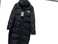 韓國預訂 the north face 刺繡logo 長身羽絨外套