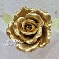 MAWAR [osheba] PR 7 gold rose gumpaste gold/