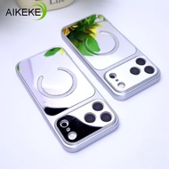 Magnetic Mirror Phone Case For iQOO 15 Ultra 13 12 10 8 Z11 Z11X Z10 Z9 Turbo Plus Z7 Pro Z6 Lite U3