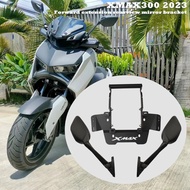 2023 Suitable for YAMAHA XMAX250 XMAX300 Locomotive Modified Rearview Mirror Forward Mobile Phone Holder Navigation Holder Accessories