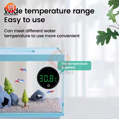 High-precision LED Digital Display Electronic Thermometer Aquarium Thermometer for Fish Tank Measuri