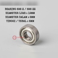 Bearing 698Z CONTENTS 10 PCS / BEARING 698ZZ ( 8X19X6MMC) BALL BEARING