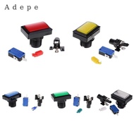 Adepe Rectangle Arcade Game Machine LED Illuminated Arcade Push Button&Microswitch