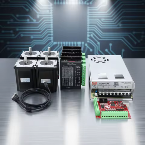 HLTNC CNC kit 2.2N 2Nm 3A Nema 23 57 x 82mm 76mm Stepper Motor TB6600 DM542 DM556 Driver + 350W Powe