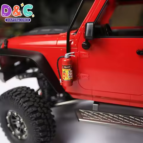 RC Car Accessories Decoration Mini Fire Extinguisher for 1/10 RC Rock Crawler Axial SCX10 TAMIYA C01