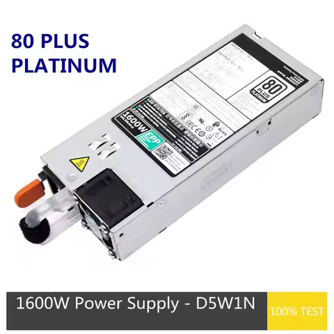 SERVER 1600W For Dell PowerEdge R740 R640 T640 T440 R630 R730 R730XD Power Supply 95HR5 D5W1N F1600E