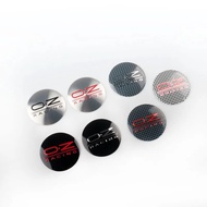 ☋4pcs 56mm 60mm 65mm OZ Racing Wheel Center Cap Stickers Emblem Badge Car Rims Hubcaps Cover Dec ☾☠