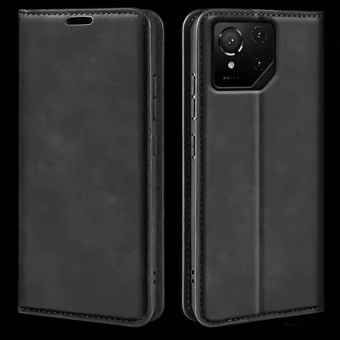 Magnetic Leather Case For Asus ROG Phone 8 9 Pro 5 Zenfone 11 12 Ultra 8 ZS590KS Flip Phone Case Cov