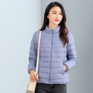 Ultra-light Warm Down Jacket for Women Winter Cotton-padded Jacket Stand-up Collar Down Coat